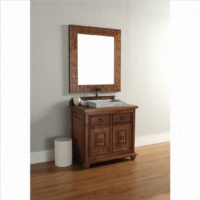 James Martin Mykonos 36 Single Bathroom Vanity In Cinnwmon-no Top