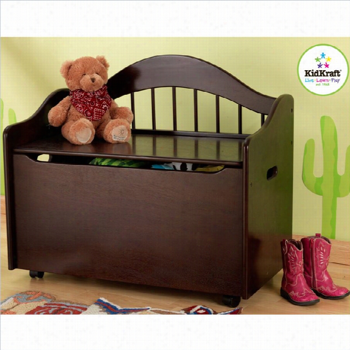 Kidkrraft Limited Edition Toy Box In Espresso