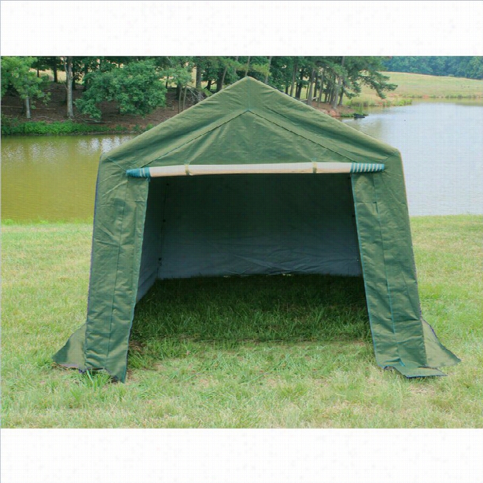 King Canopy 9' X 14' Garage Acnopy In Green