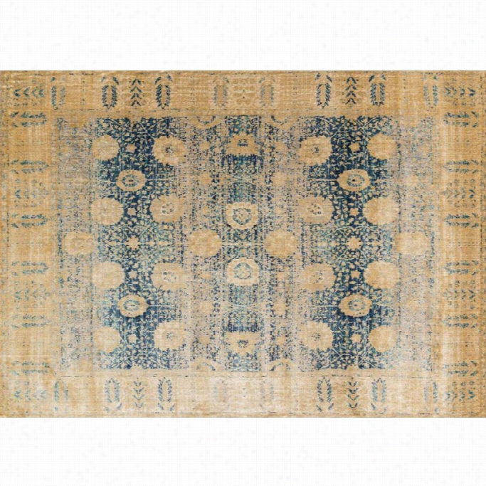 Loloi Anastasia 12' X 15' Rug In Blue And Gold