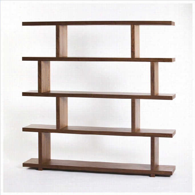 Moe's Miri Large Shelf Ni Walnut