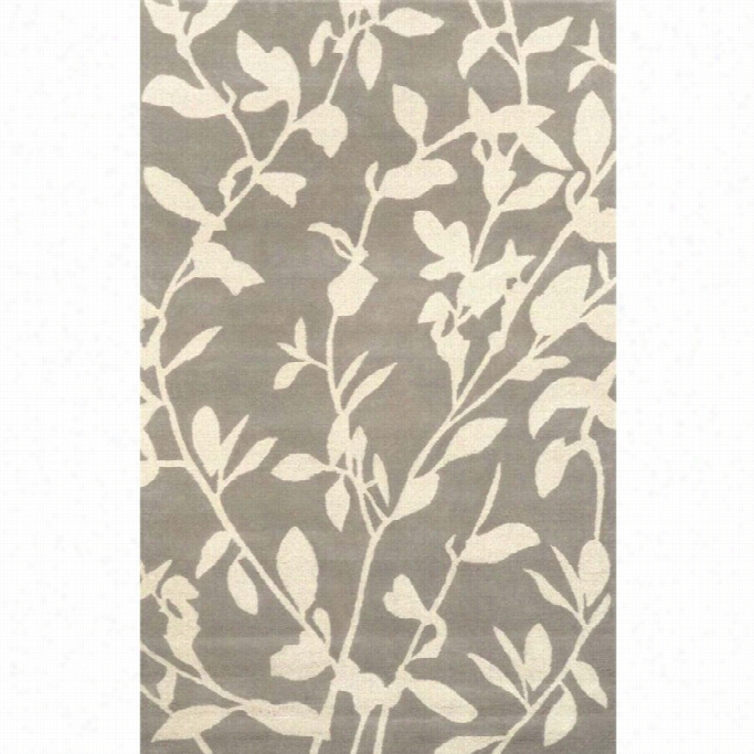 Nuloo M5' X 8' Hand Tufted Wilbert Rug In Gray