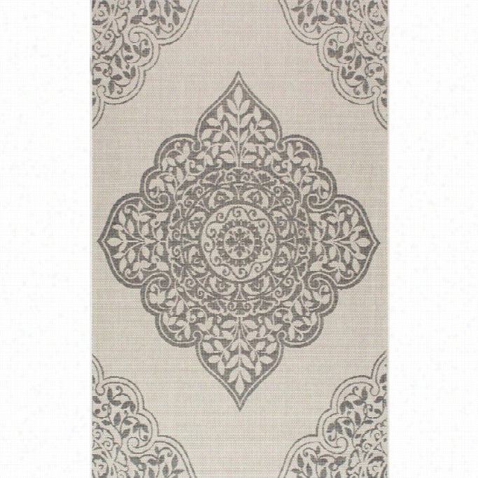 Nuloom 7'  10 X 11' 2 Outdoor Shenika Rug Ij Hoary