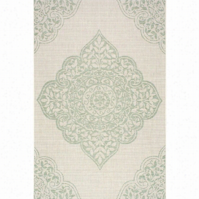 Nuloom 7' 10 X 11' 2 Outdoor Shenika Rug  In Green