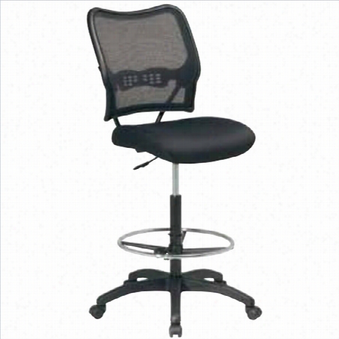 Place Of Business Star Air Grid Series Air Grid Back & Mesh Seat Drafting Chair