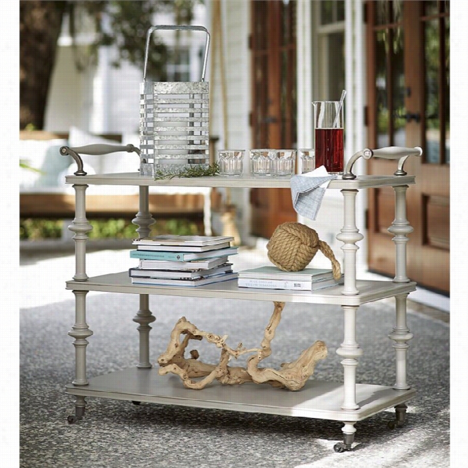 Paula Deen Home Dogwood Iced Tea Bar Cart In Cobblestone