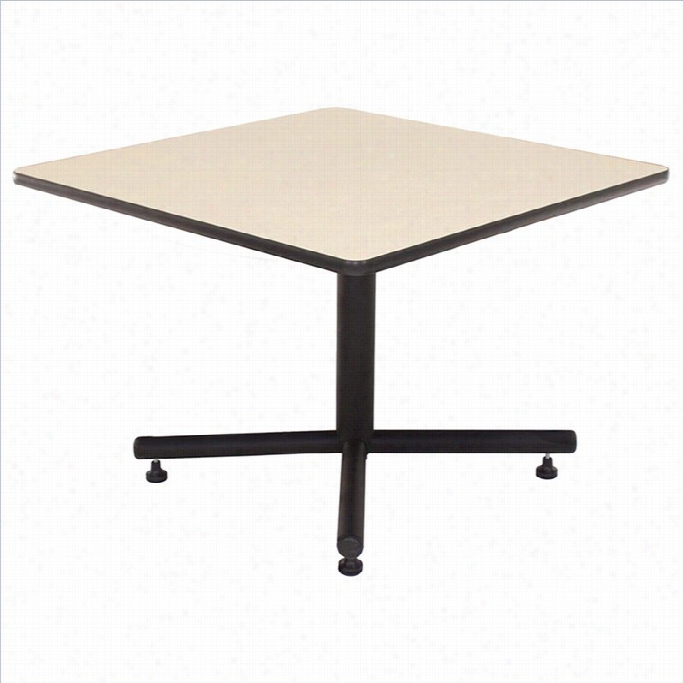 Regency Square Lunchroom Table Attending Metal Kobe X De~d Ni Beige-30 Inch