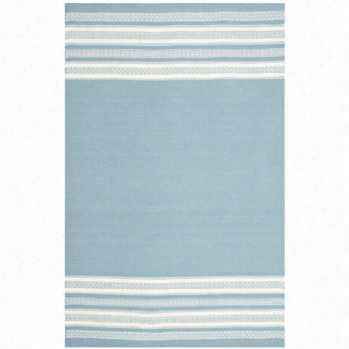 Safavieh Dhurried Turquoise Contemporary Rug - 5' X 8'