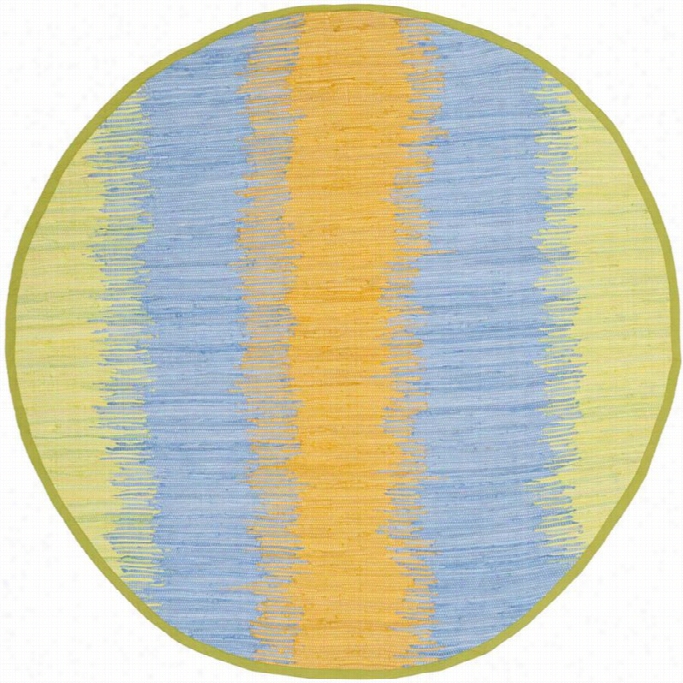 Safavieh Montauk Green Contemporary Rug - Round 6'