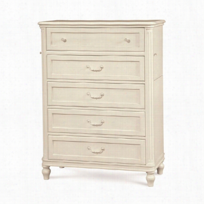 Smartstuff Gabriella 5 Drawer Wood Chest In Lace