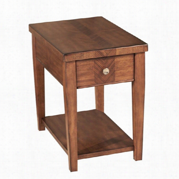 S Omerton Runway Siide Table In Warm Chestnut