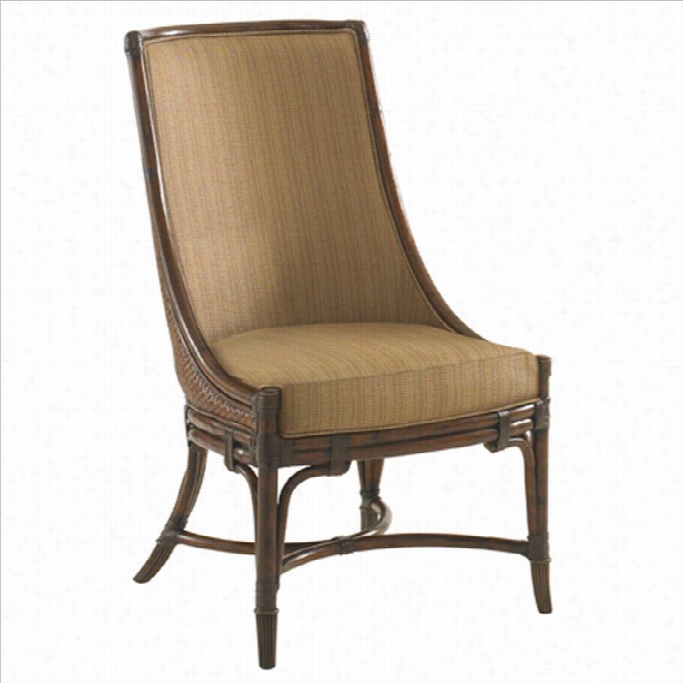 Tommy Bahama Home Landara Royal Palm Dining Chair In Rich Tobaco