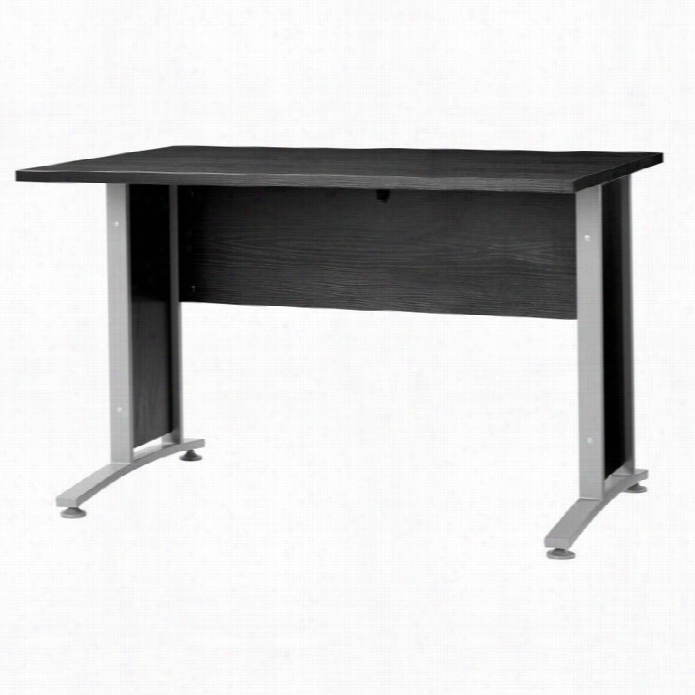 Tvilum Pierce 4 Foot Desk Top In Black Wood Grain