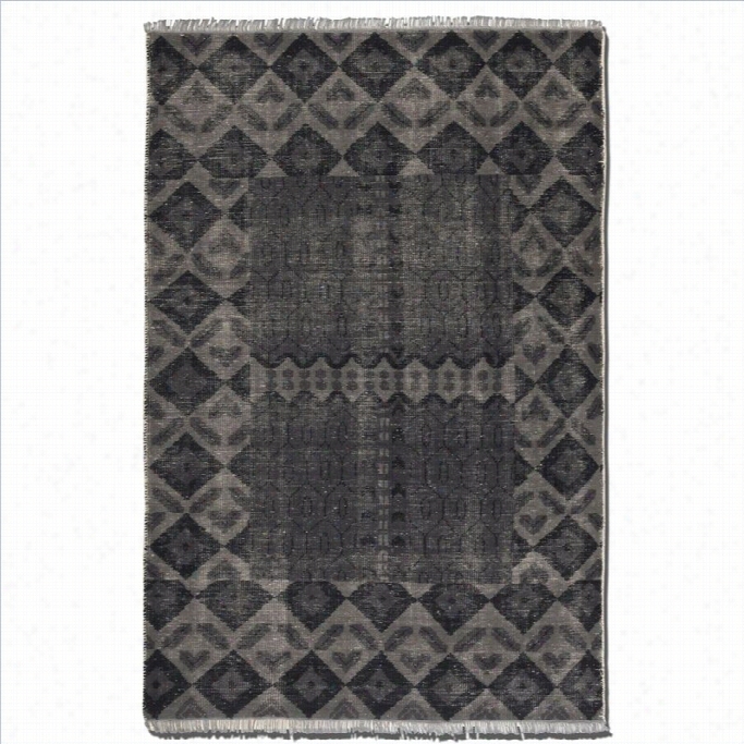 Uttermost Aegean Rug In Agde Charcoal