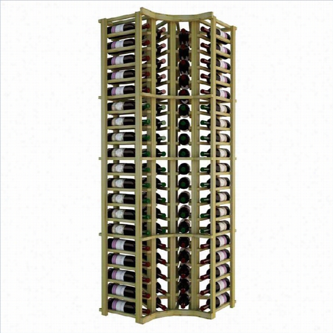 Wine Cellar Innovations Designer Series 72 Curved Corner Wine Rack