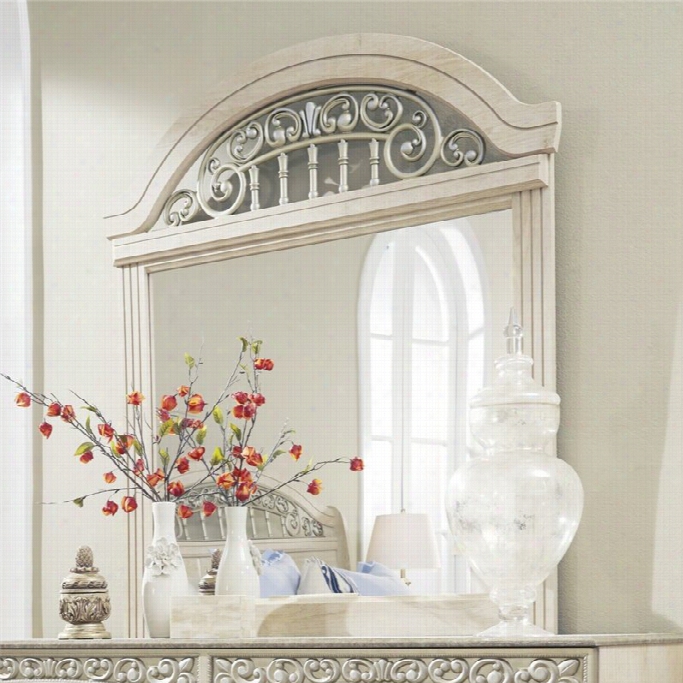 Ashley Catalina Bedroom Mirror In Antique White