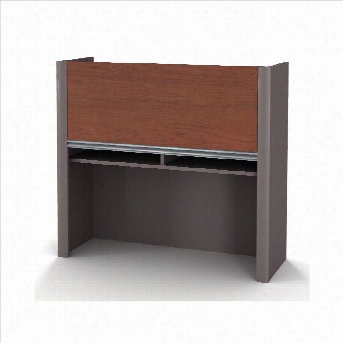 Bestar Connexion Offiec Lateral File Hutch Ni Bordeaux And Slate