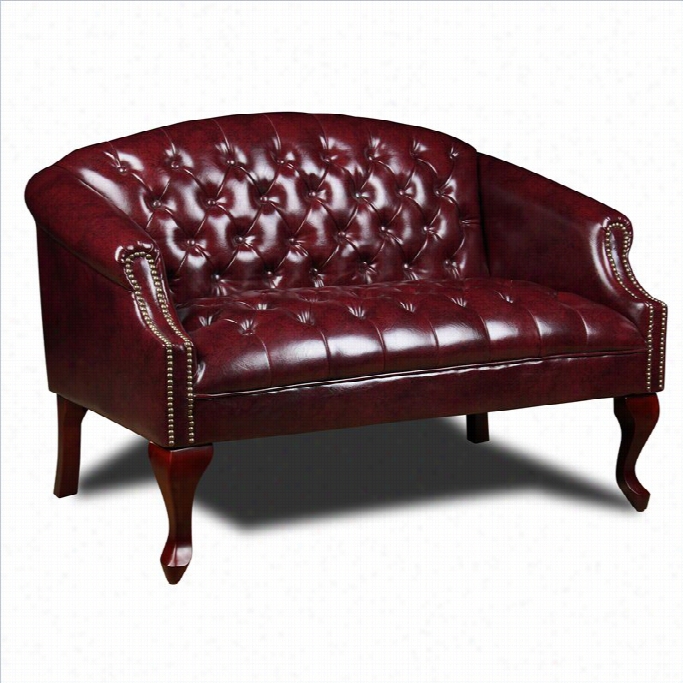 Boss Ffice Producte First-rate Tarditional Button Tufted Loveseat.