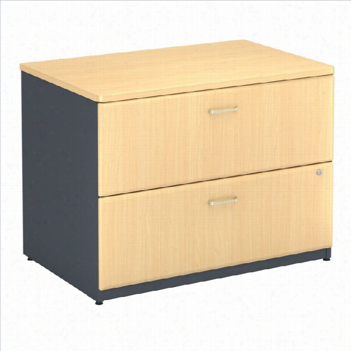 Bush Bbbf Series A 36w 2dwr Lateral File In Beech