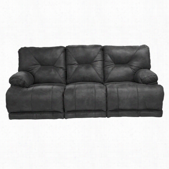 Catnappefv Oyager Aly Flat Reclining Sofa In Slate