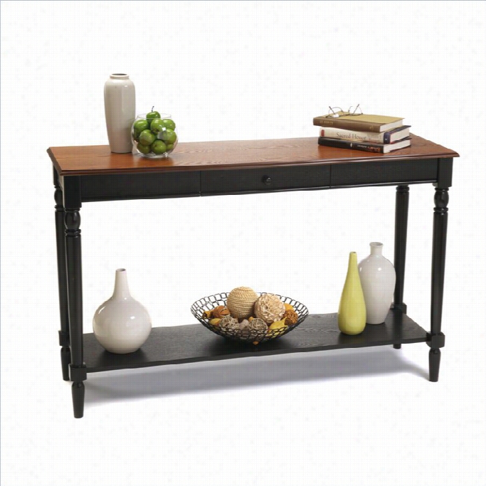 Convenience Concepts French Country Wide Rectangular Console Table