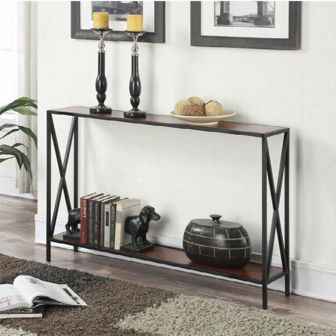 Cause Of Satisfaction Concepts Tucson Console Table In B Lack And Cherry