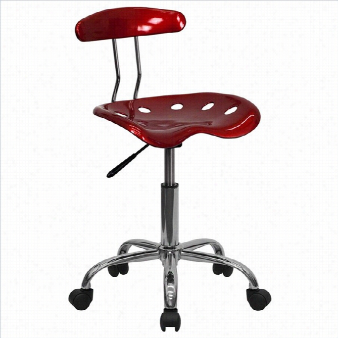 Flash Appendages Vibrant Compute Rtaskk Office Chair Seat Inred Wine