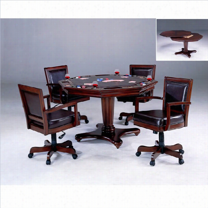 Hillsdale  Ambassadkr Cherry Poker Stand 