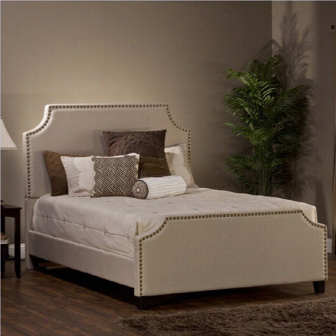 Hillsdale Dekland Upholstered Bed In Ivoory Linen-california King