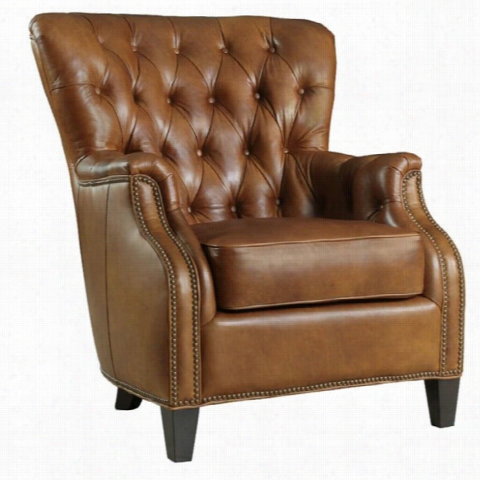 Hooker Furniture Seven Seas Tufted Leather Club Chair Inn Aeis Glove