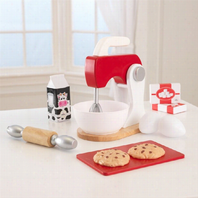 Kdkraft New Baking Set In Red And White