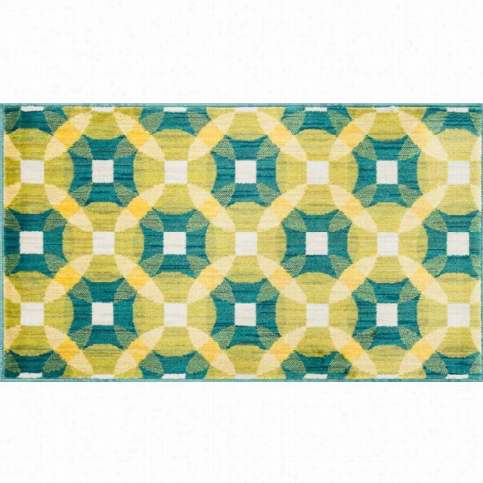 Loloi Isabelle 2'2 X 5' Power Loomed Rug In Teal