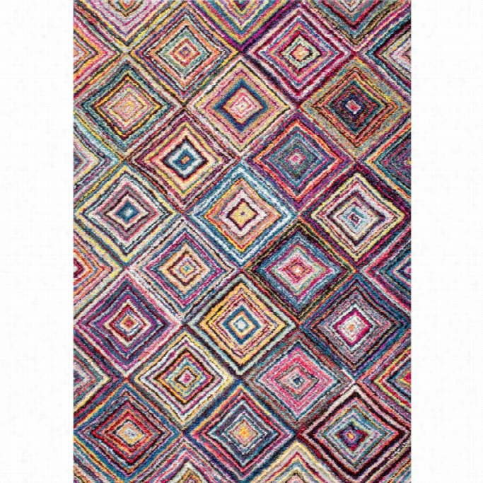 Nuloom 8' X 10' Jensie Squares Rug