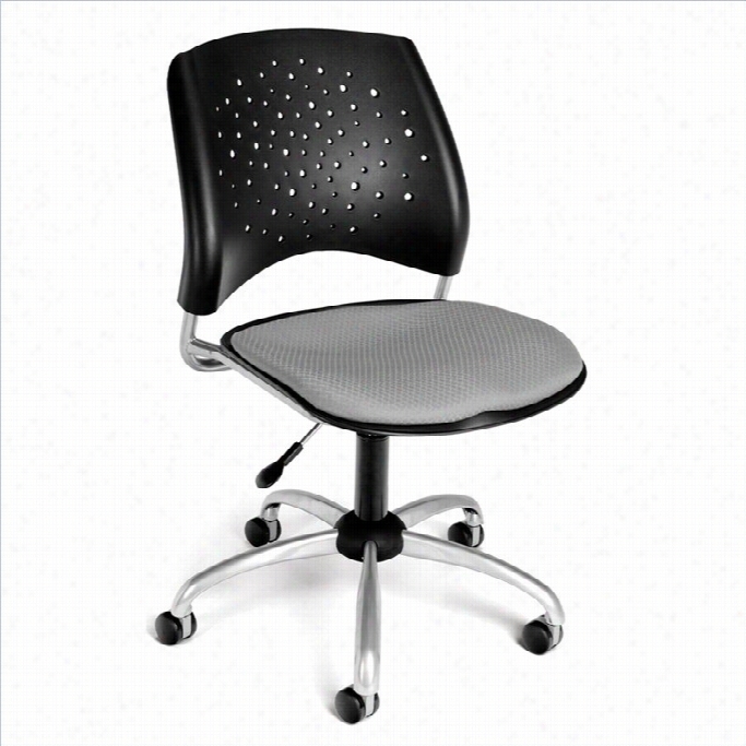 Of M Star Swivel Office Chair In Putty