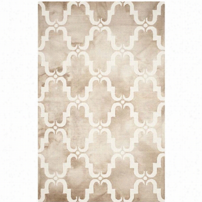 Safavieh Di Dyed Beige Contemporary Rug - 6' X 9'