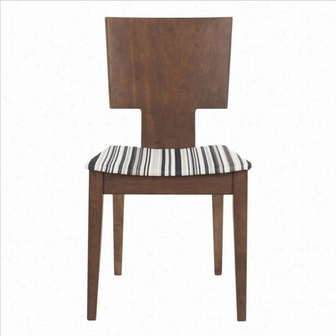 Safavieh Isaiah Rubber Dining Chair In Stripe (set Of 2)