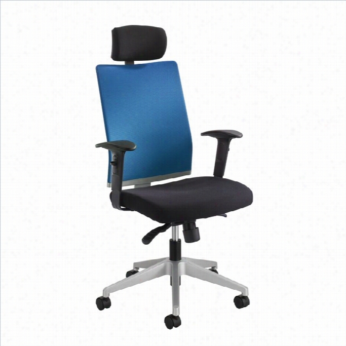 Safco Tez Manager Office Chair With Headrest In Calypso