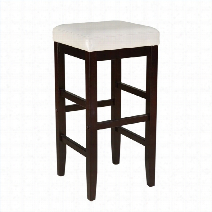 Standard Furniture Smart Stools Bar Heigut Square White Upholstere