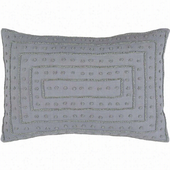 Surya Gisele Poly Fill 13 X 20  Pillow In Gray
