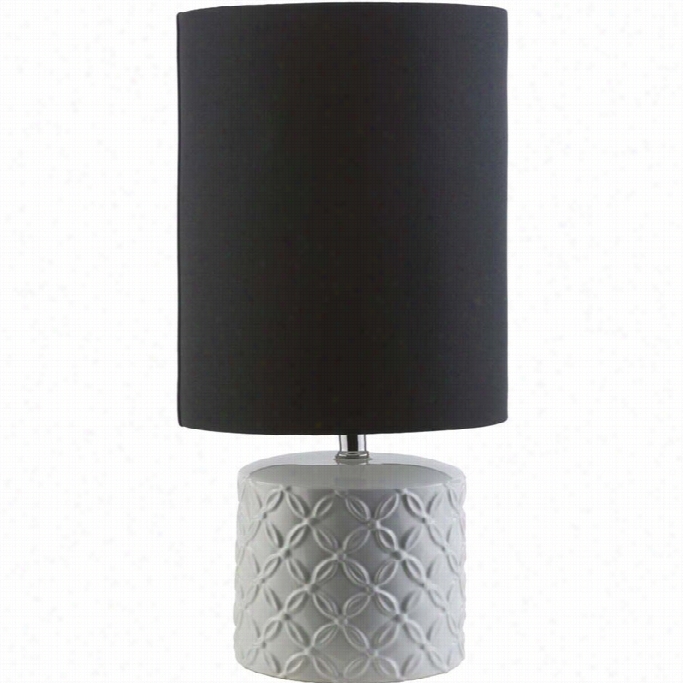 Surya Whitsett Ceramic Table Lamp In Black