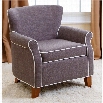 Abbyson Living Jackie Kids Fabric Mini Armchair in Gray
