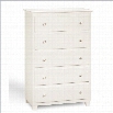 Atlantic Furniture 5 Drawer Chest in White