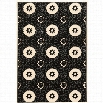 Linon Prisma Karma 2' x 3' Rug in Black