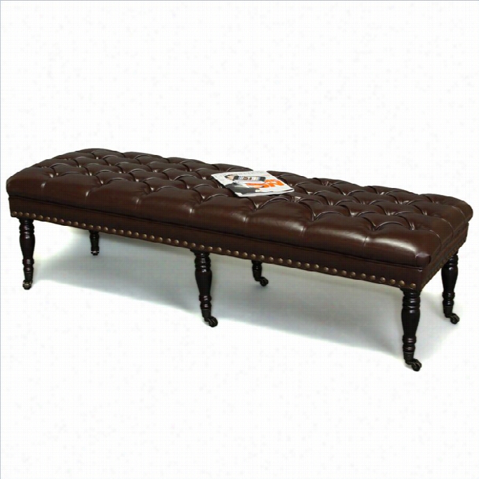 Trent Home Spe Ncer Ottoman Bench In Brown