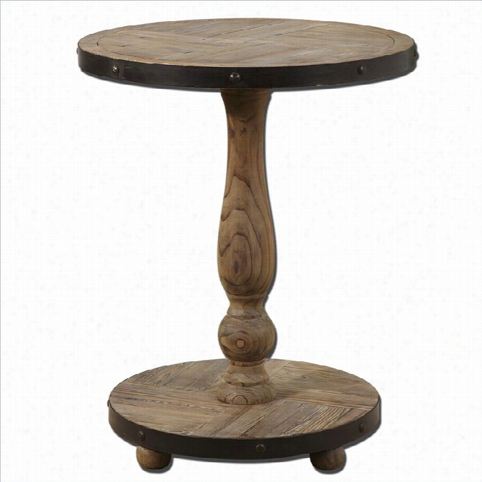 Greatest K Umberlin Solid Natural Fir Wood Round Table