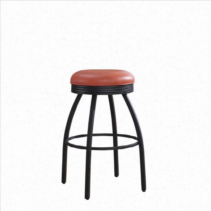 American Heritage Billiards Manhattan 30 Bar Stool In Orange