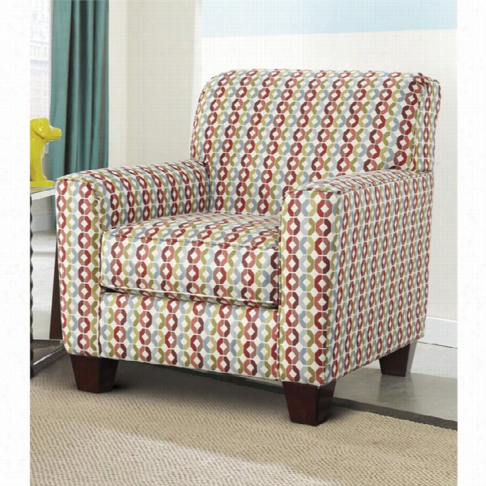 Ashley Hannin Fabric Accent Chair In Muti