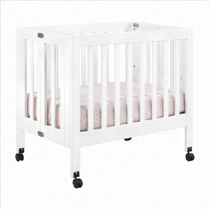 Babyletto Origami Mini Crib In White