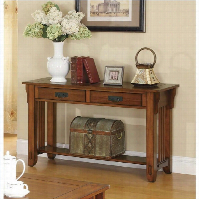 Coaster Sofa Table In Oak