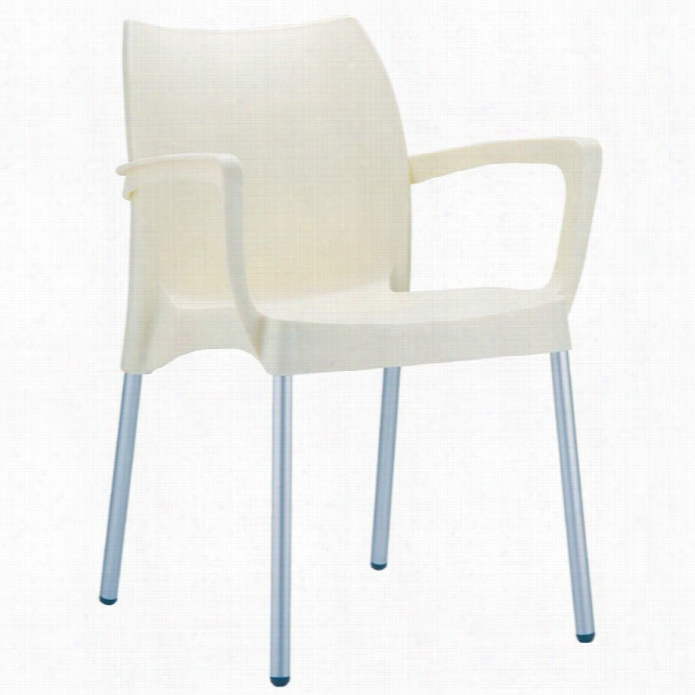 Compamia Dolce Resin Outtdoor Armchair In Beige
